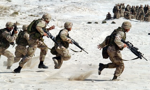 US Soldaten im Kampf